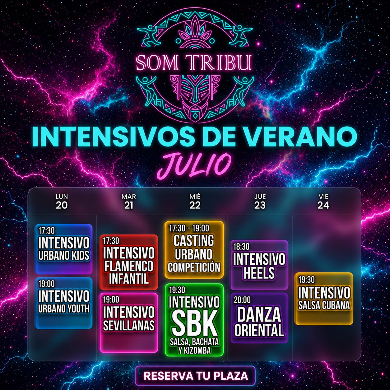 Intensivos de verano de Som Tribu