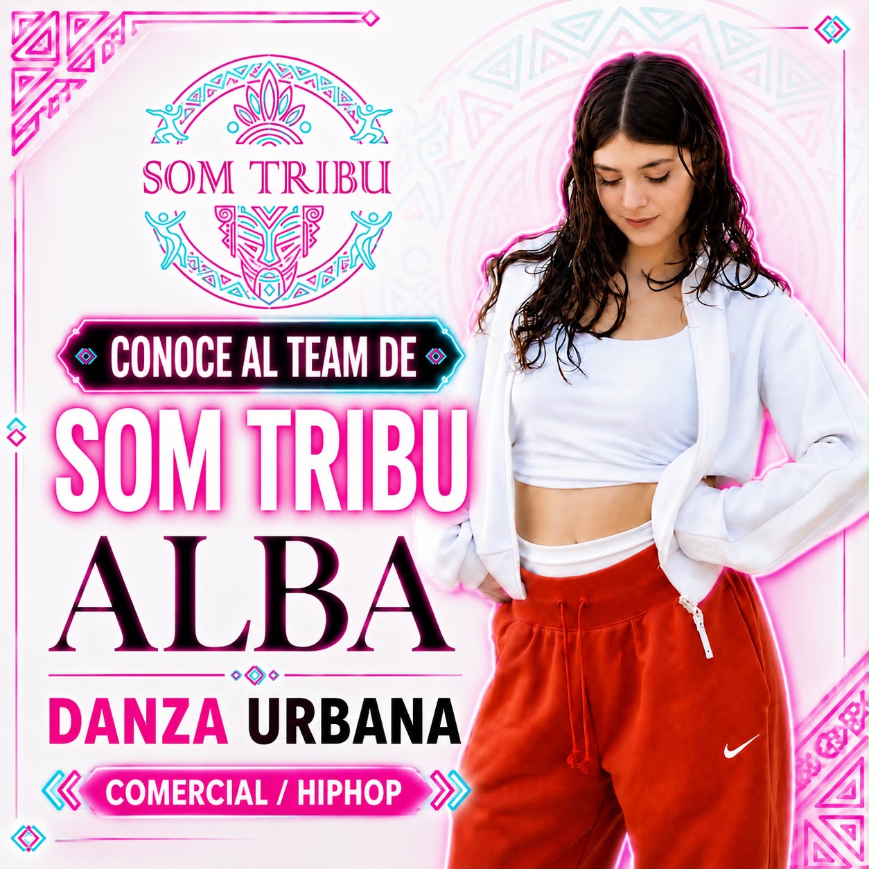 Alba, profesora de Danza Urbana, Comercial y Hip Hop en Som Tribu