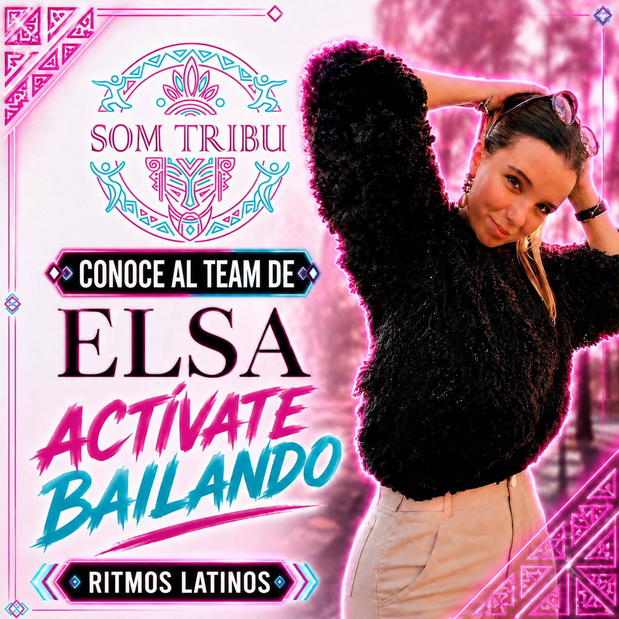 Elsa, profesora de Actívate Bailando y Ritmos Latinos en Som Tribu