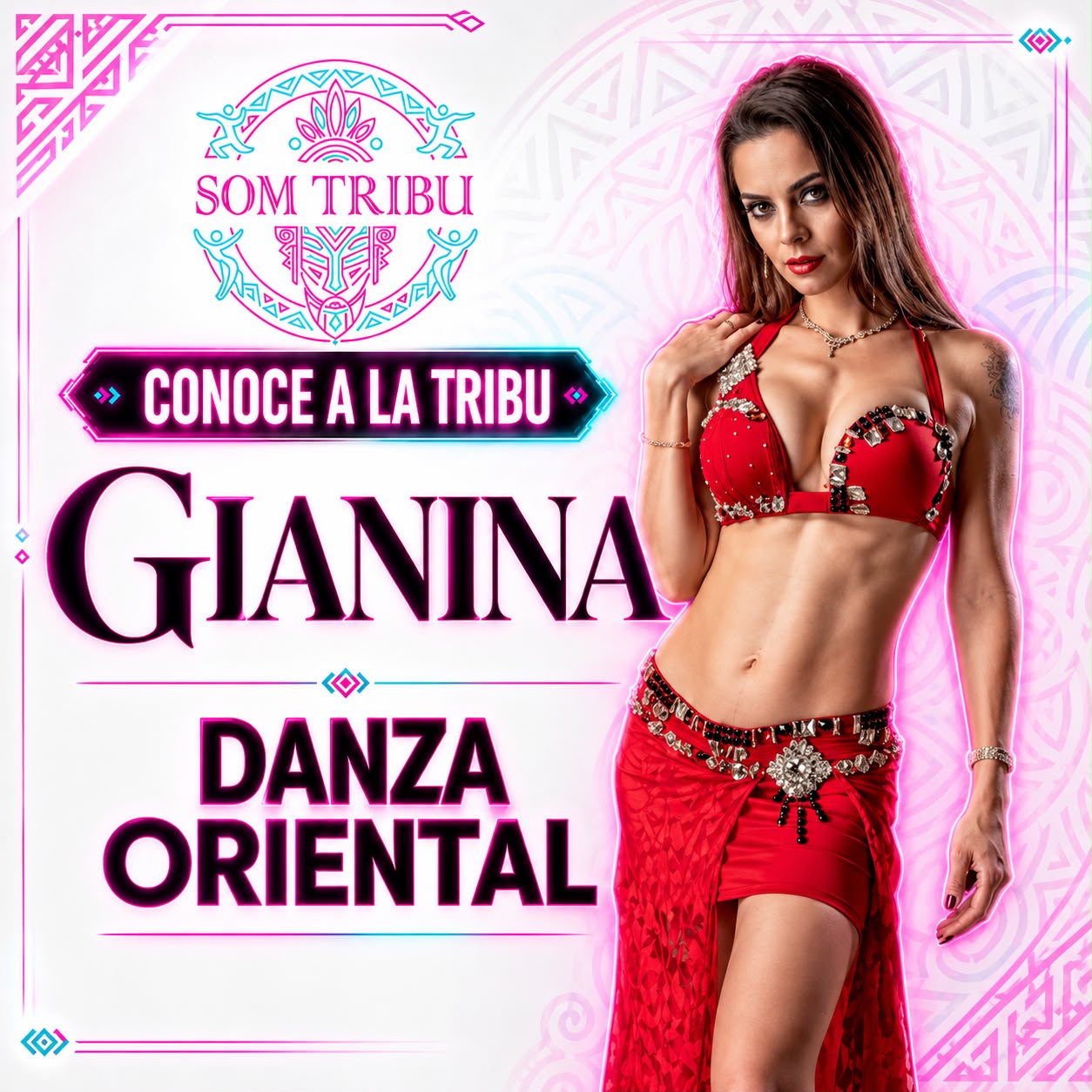 Gianina, profesora de Danza Oriental en Som Tribu