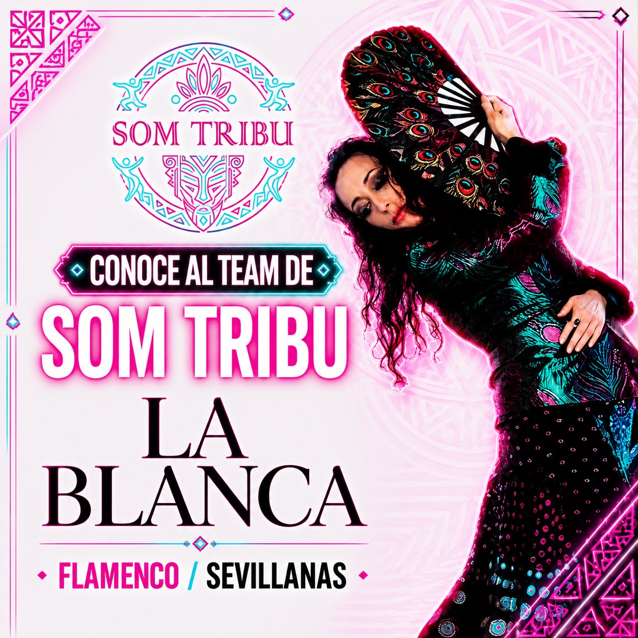 La Blanca, profesora de Flamenco y Sevillanas en Som Tribu