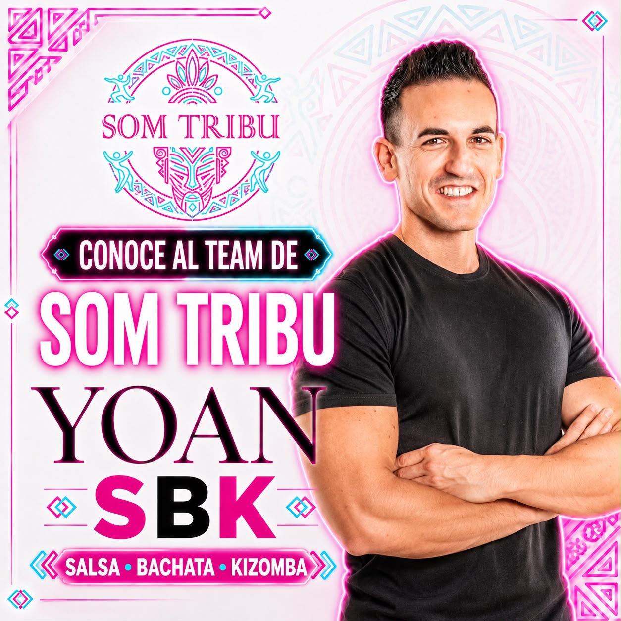 Yoan SBK, profesor de Salsa, Bachata y Kizomba en Som Tribu